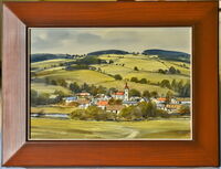 K 03 – Jan Odvárka, Krásné, akvarel, rozměr 55x42 cm. Vyvolávací cena 3.500,- Kč